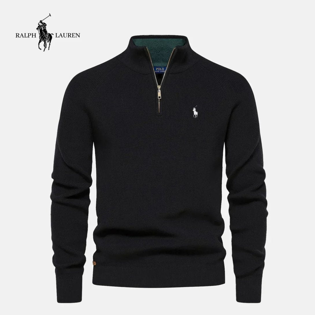 RALPH LAUREN - Half-Zip Blend Pullover