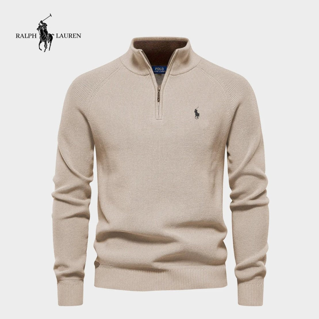 RALPH LAUREN - Half-Zip Blend Pullover