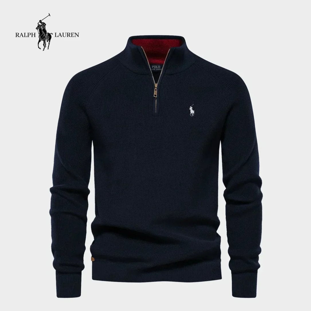 RALPH LAUREN - Half-Zip Blend Pullover