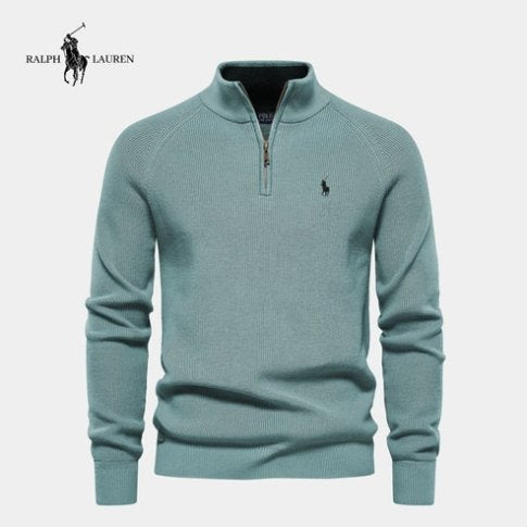 RALPH LAUREN - Half-Zip Blend Pullover